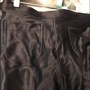 American Apparel shiny leggings like the greese pants